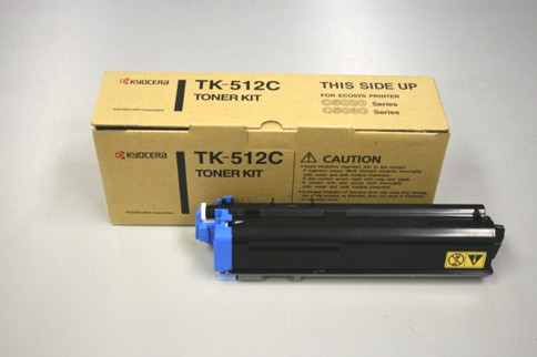 Kyocera TK-512C Toner (Cyan) - Click Image to Close