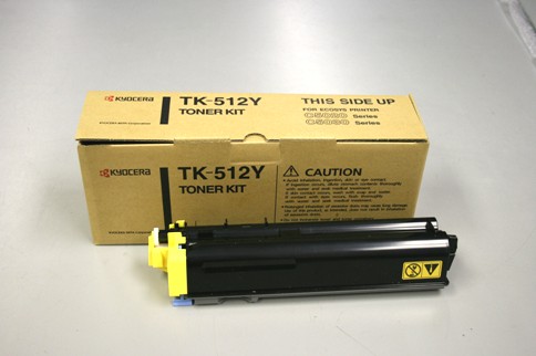 Kyocera TK-512Y Toner (Yellow) - Click Image to Close